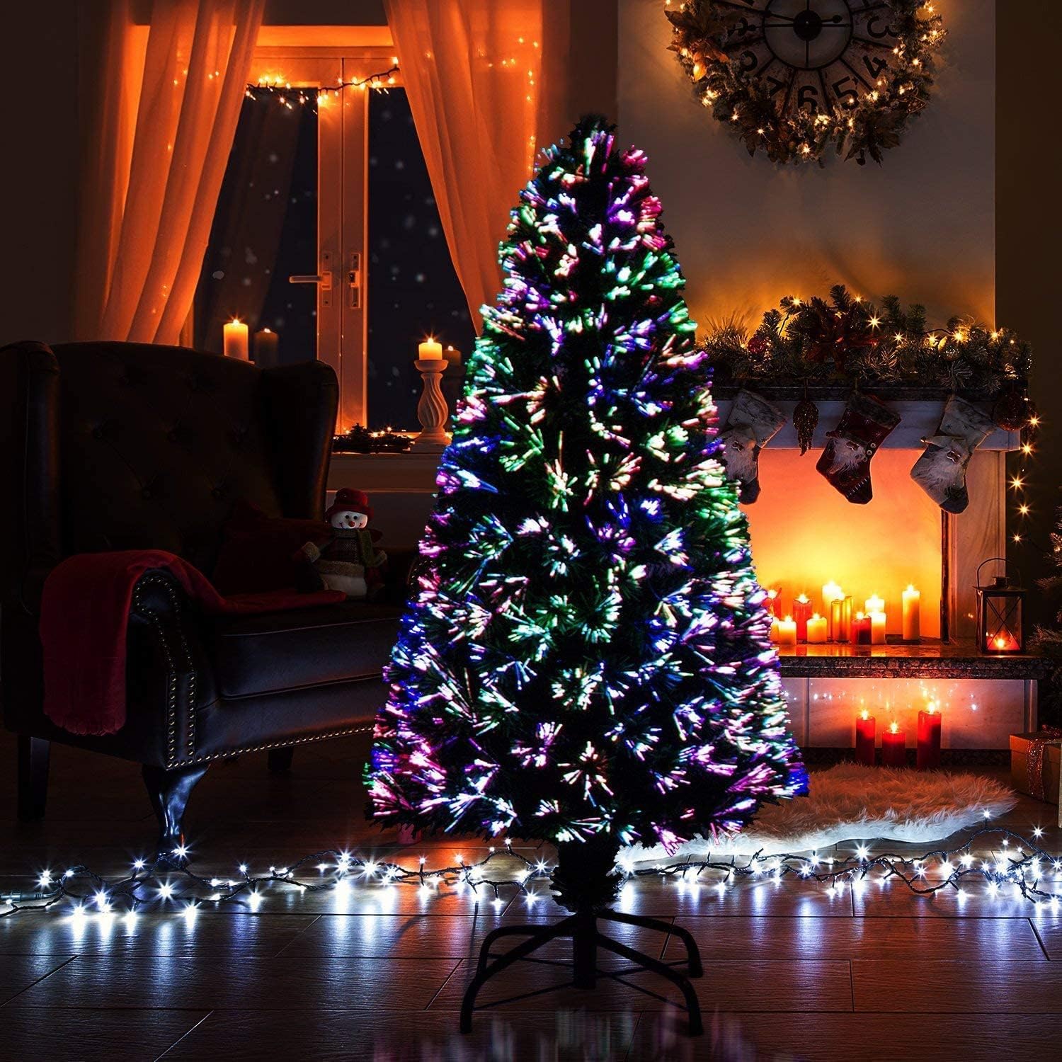Special Nova Nova 60cm Christmas Tree, Multicolour Changing Fibre Optic Xmas Tre...