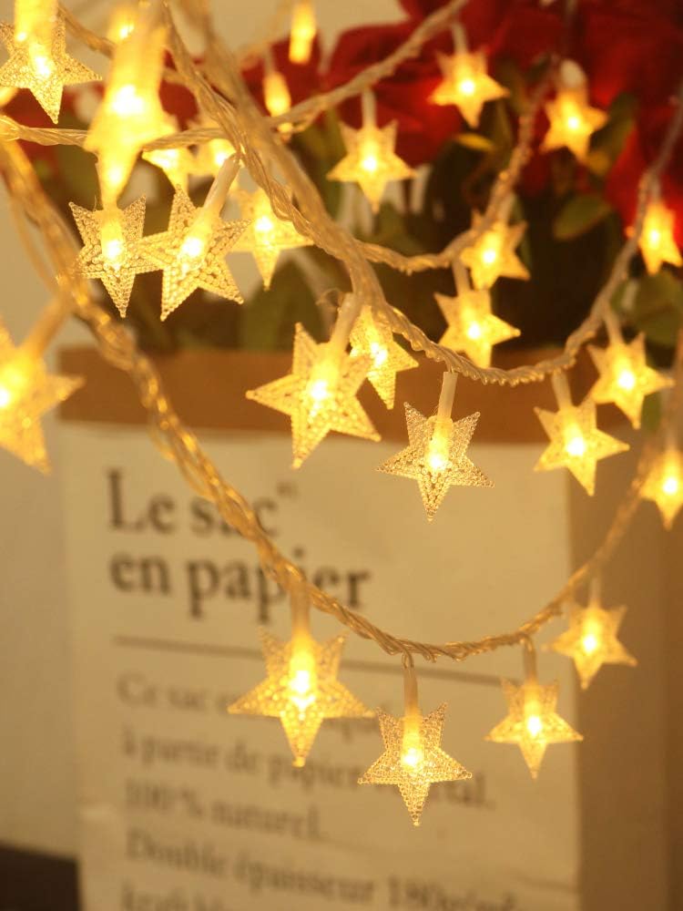 Fairy Lights, 20ft 40 LED Battery Powered String Lights, 2 Lighting Modes, Decor...