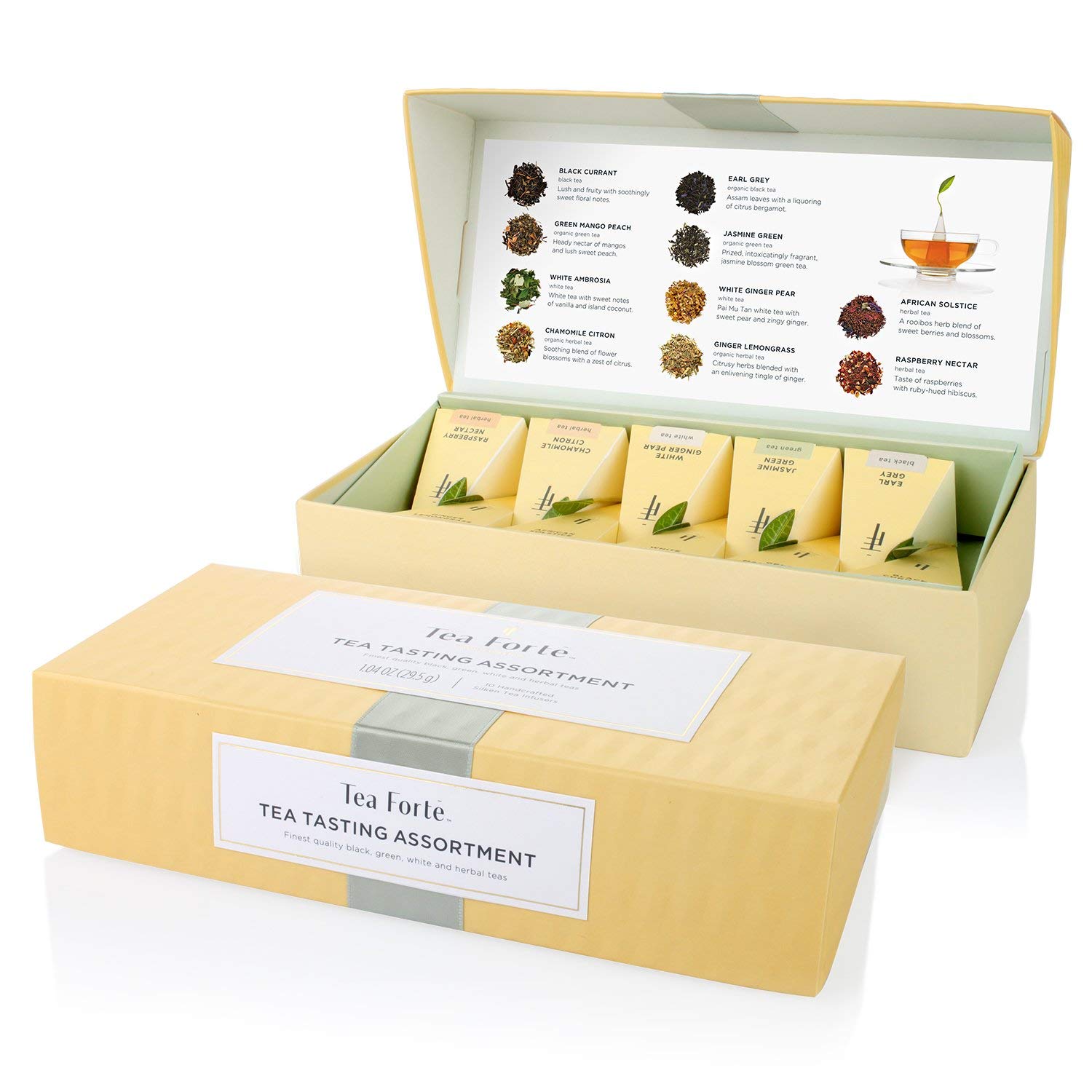 Tea Forte Tea Tasting Assortment, Premium Gift Set with Petite Presentation, Spe...