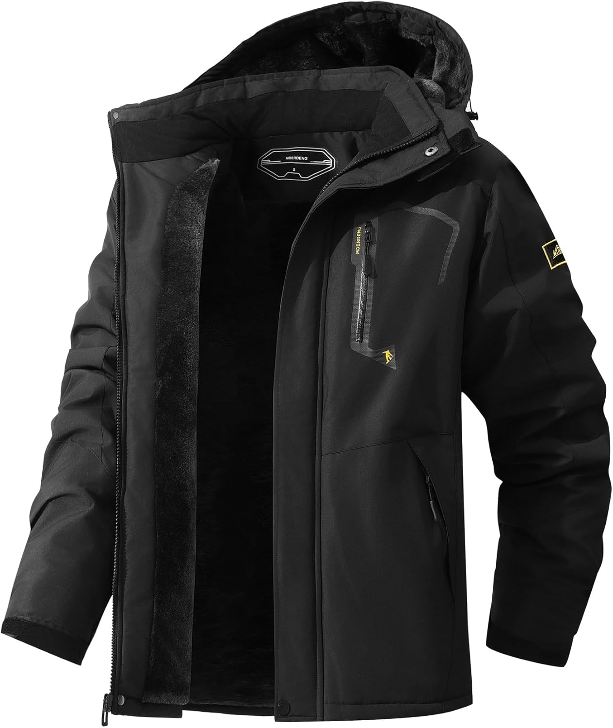 Men's Ski Jacket, Special Warm Winter Snow Coat, Innovative Waterproof Mountain...
