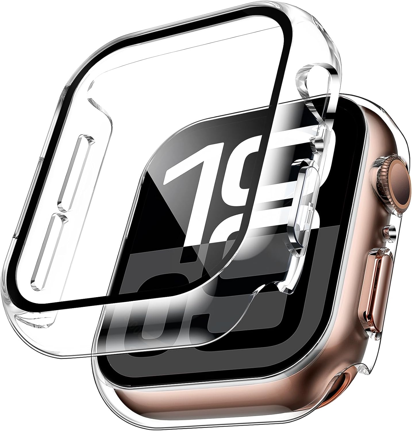 TAURI 2 Pack Hard Case, Specially Designed for Apple Watch Series 11/10, Premium...