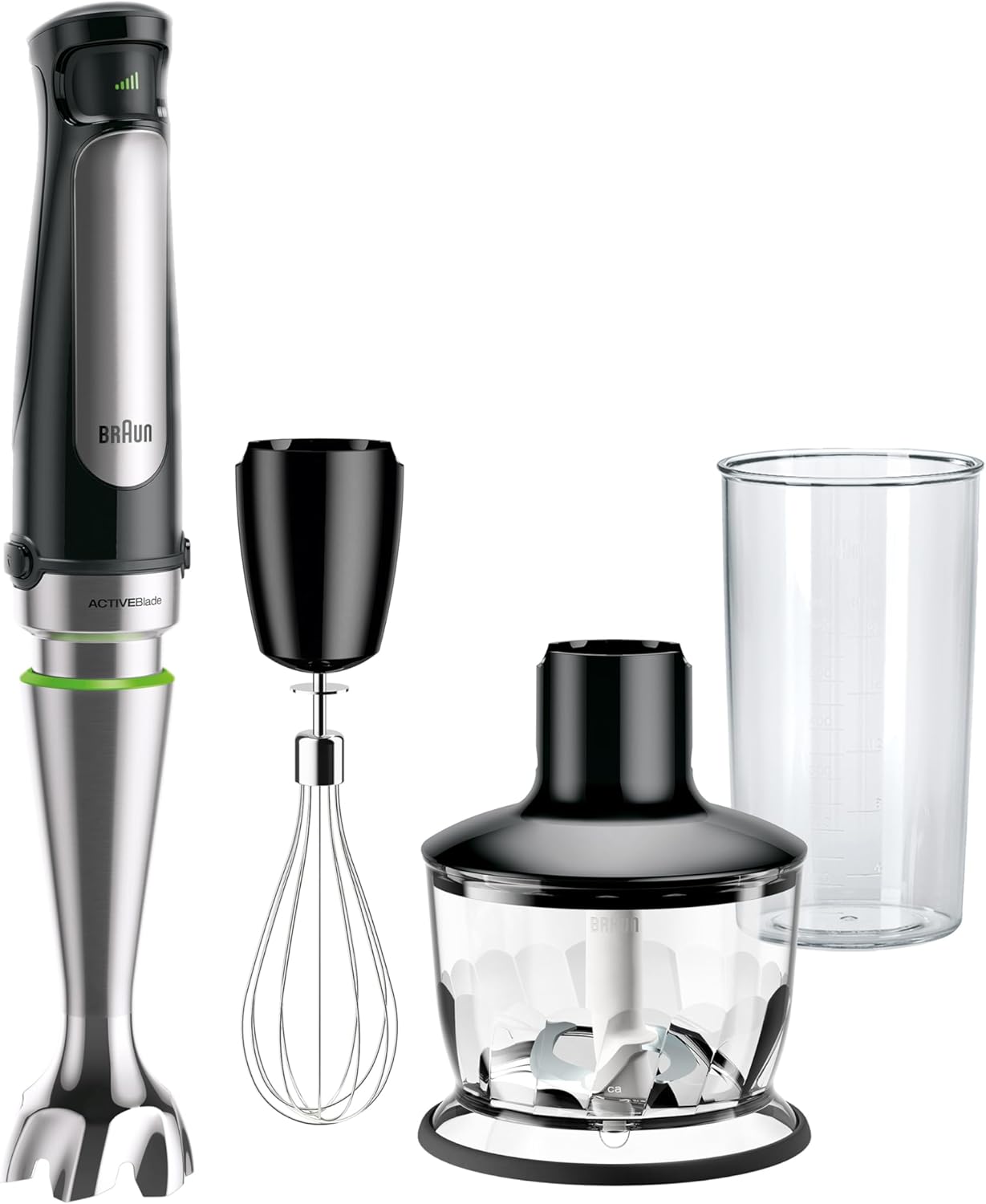 Braun MultiQuick 7 3-in-1 Immersion Blender with Food Processor – Powerful Handh...