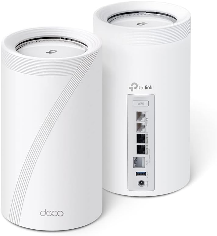TP-Link Deco BE95 BE33000 Quad-Band WiFi 7 Mesh System - for Whole Home Coverage...