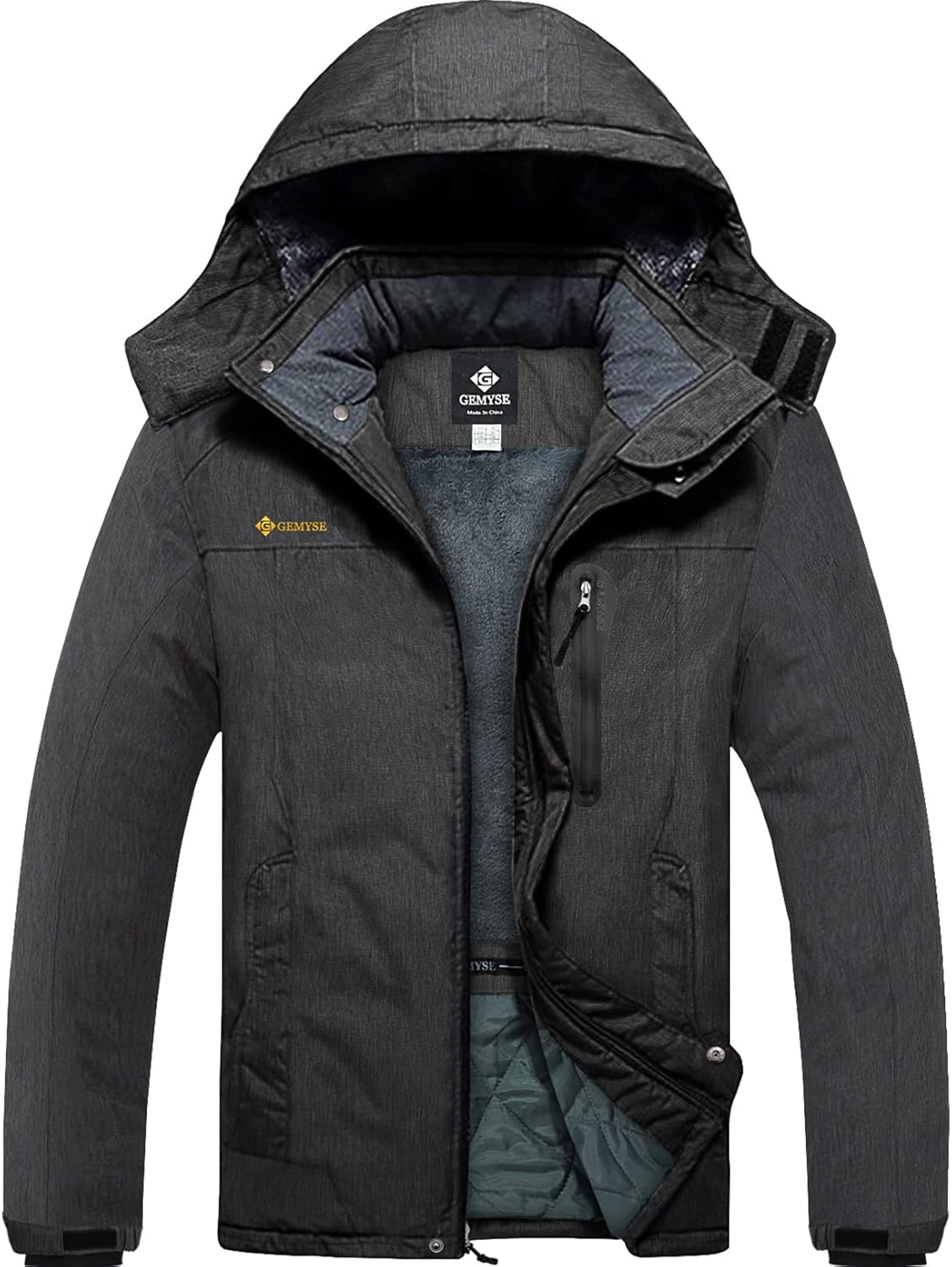 High-Quality GEMYSE Men's Ski Snow Jacket, Special Winter Waterproof Coat, Innov...