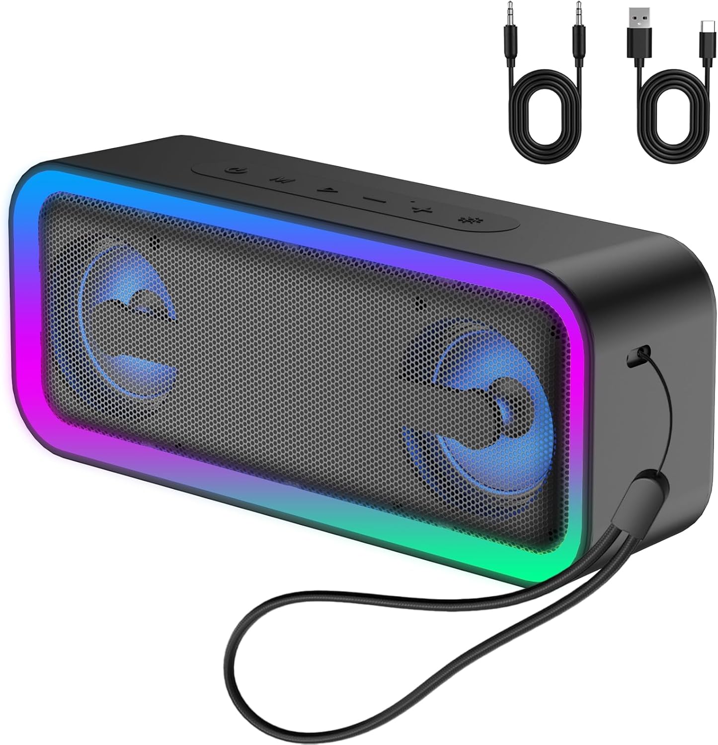 IKT Bluetooth Speaker, 40W Loud Stereo Sound Porta...