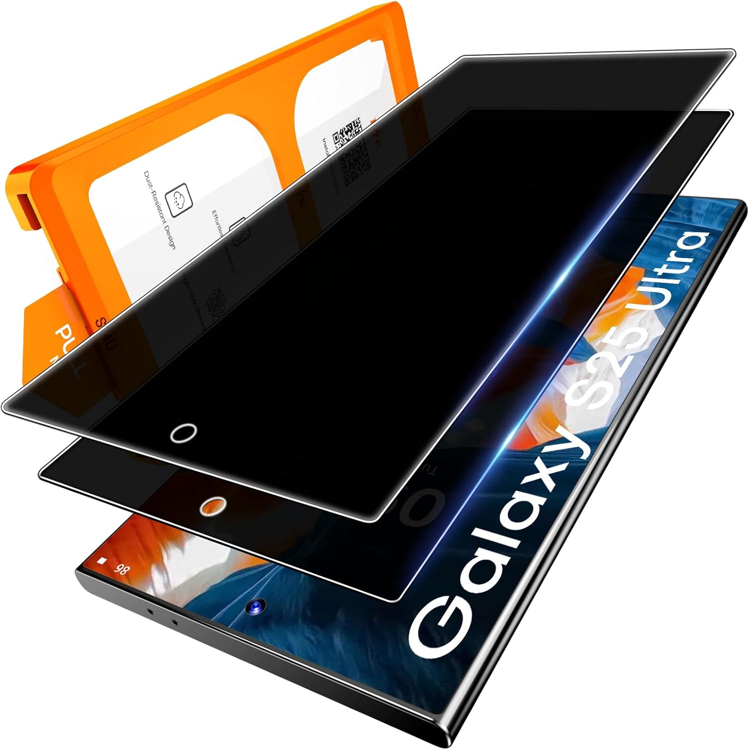 LϟK [2 Pack] for Samsung Galaxy S25 Ultra Privacy Screen Protector Tempered Glas...