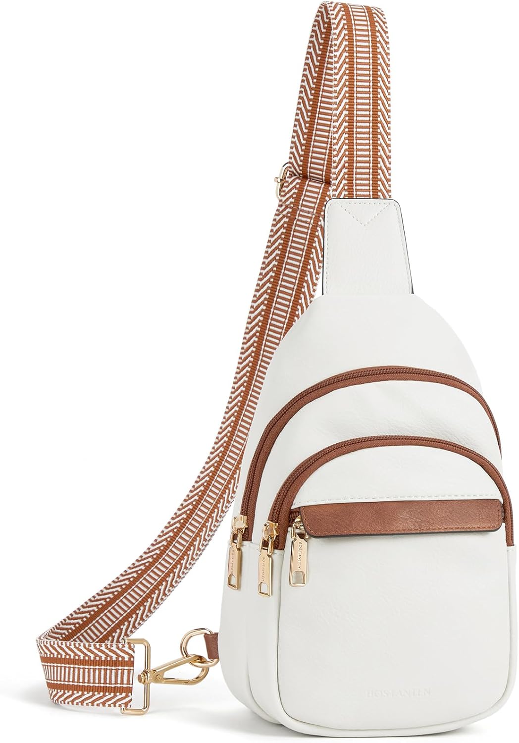 BOSTANTEN Small Sling Bag for Women Leather Crossbody Bags Fanny Pack Chest Bag...