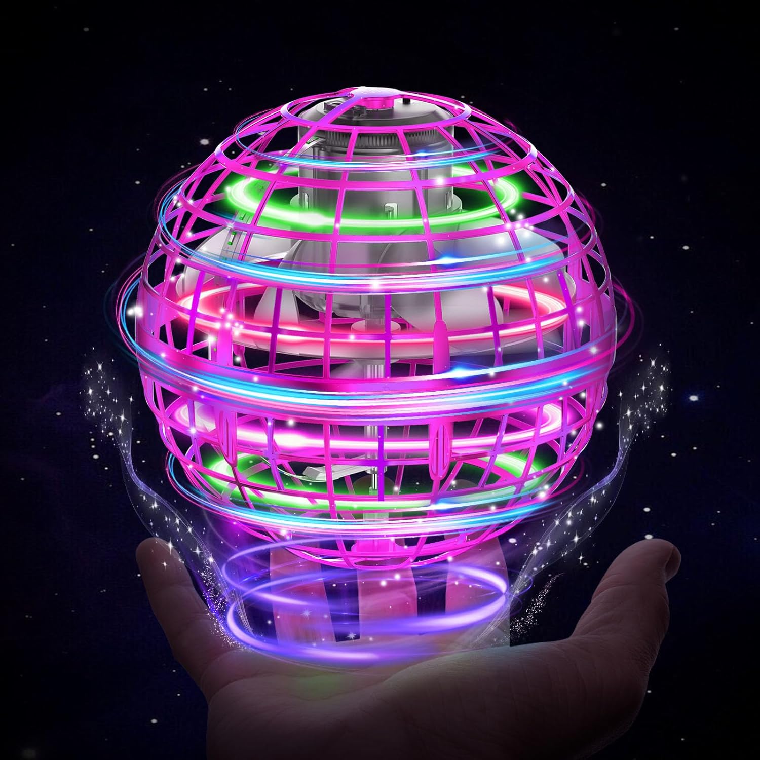 Flying Ball Orb Toys Hover Ball Pro Flying Spinner Toy UFO RGB Cool Stuff Globe...