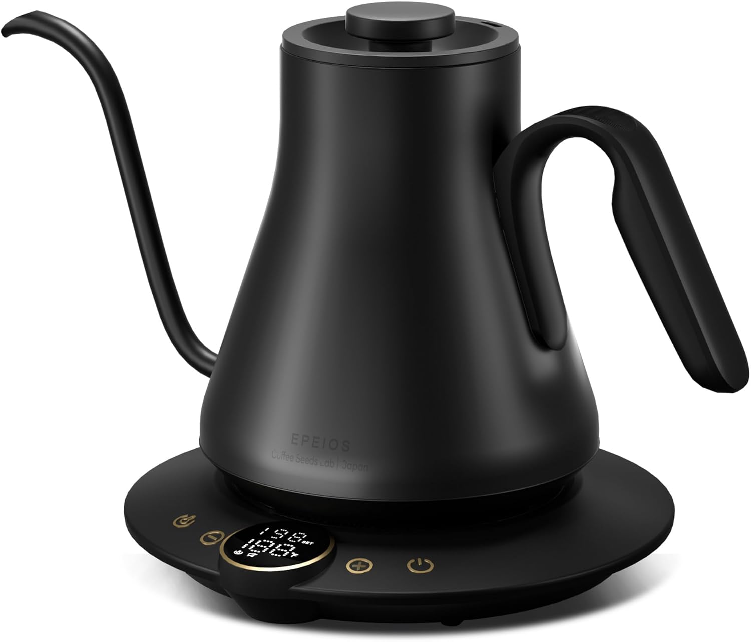 Gooseneck Electric Kettle with ±1℉ Temperature Control for Pour Over Coffee & Te...