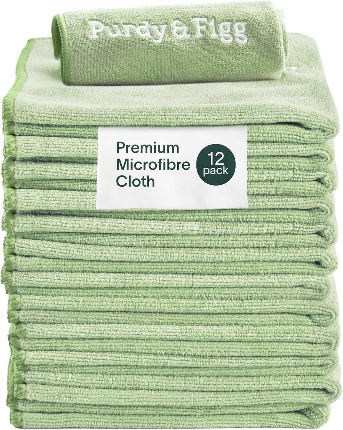 Purdy & Figg | Microfiber Cleaning Cloth | Super Soft, Streak-Free Multipurpose...