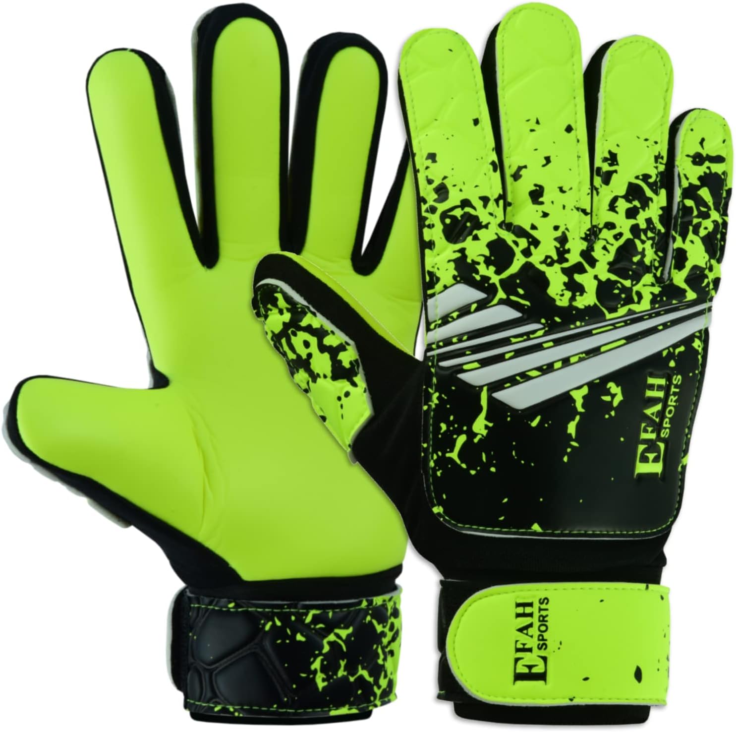 Premium EFAH SPORTS Football Goalkeeper Gloves, Special Soccer Goalie Gloves for...
