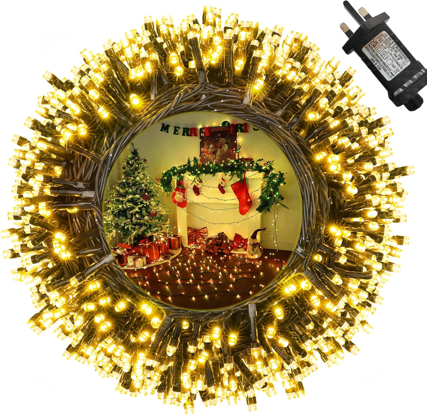 Unique Christmas Tree Lights, Special Warm White Decoration Lights, High-Quality...