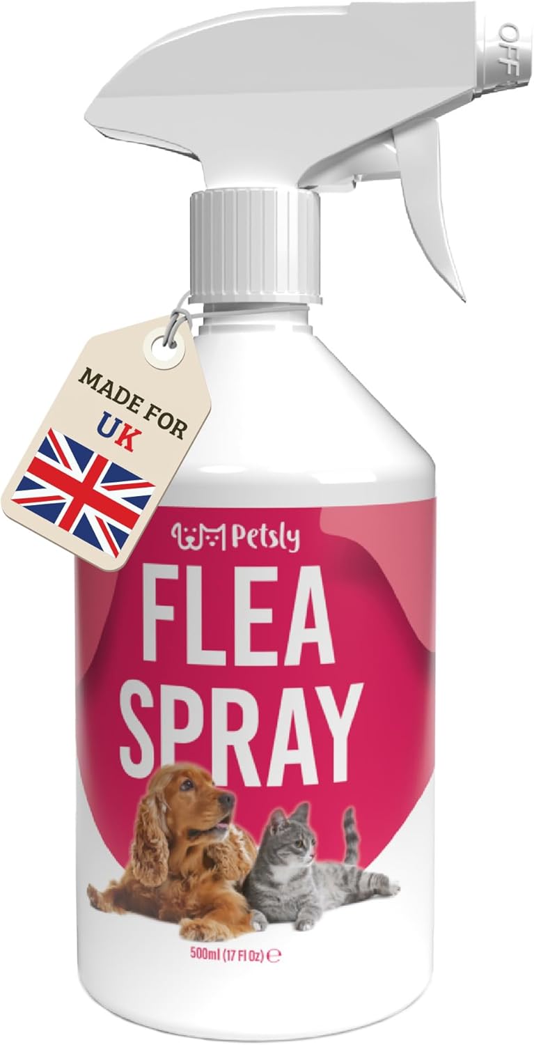 Flea Spray for the Home - 500ml - Max Strength, 10...