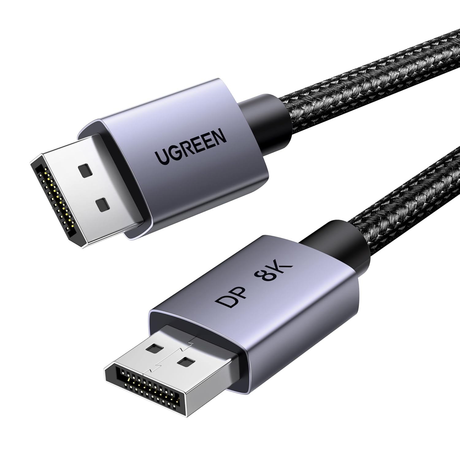 UGREEN DisplayPort Cable 8K@60Hz 9.8FT [VESA Certified] Braided DP 1.4 Display L...