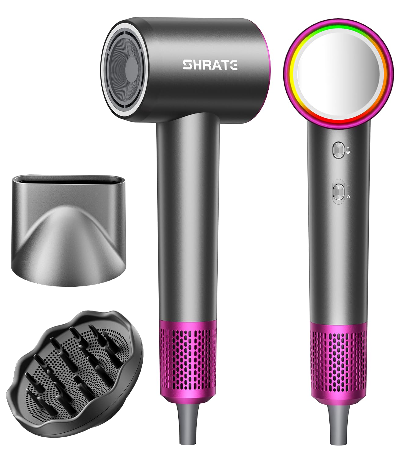 SHRATE Professional Hair Dryer, Innovative High Speed Ionic Hair Dryer for Ultra...