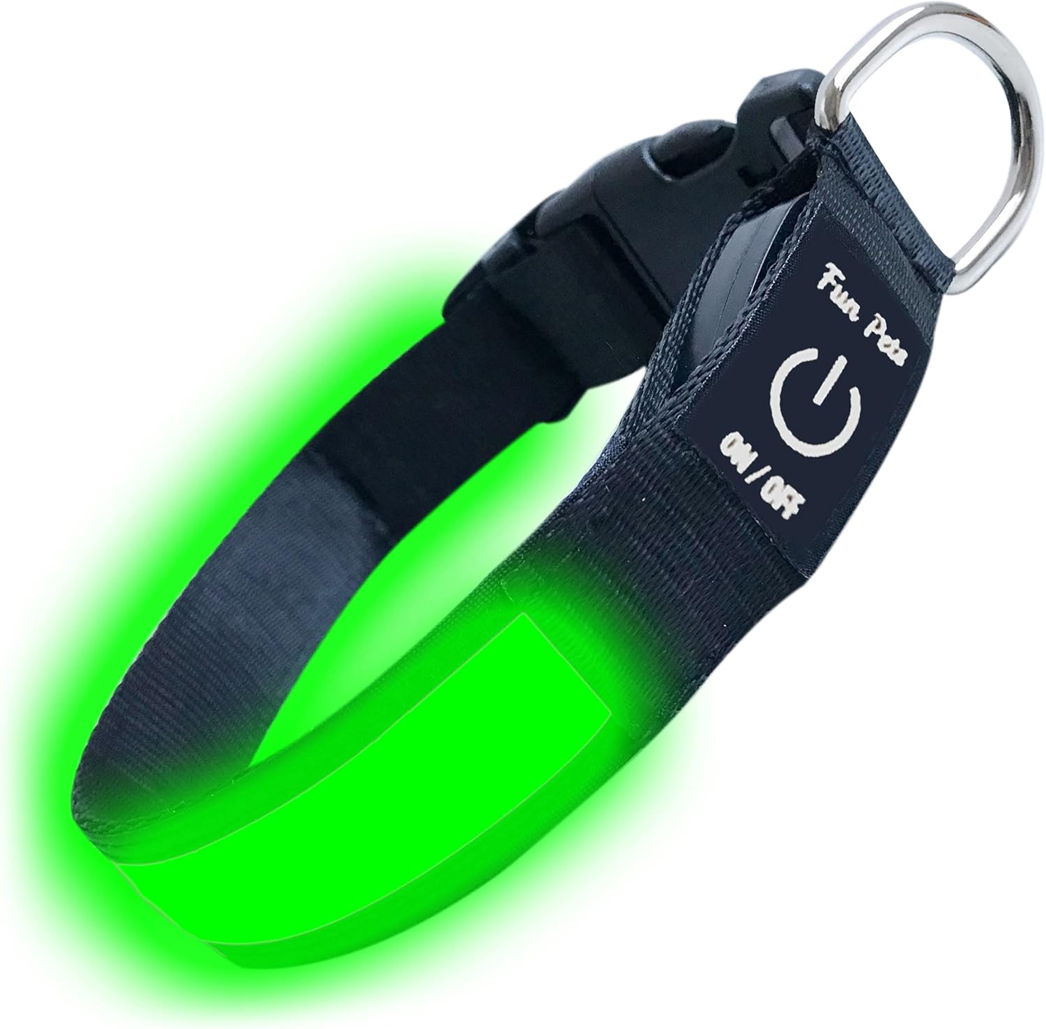 Unique Fun Pets LED Dog Collar, Special USB Rechargeable Pet Safety Collar, Inno...
