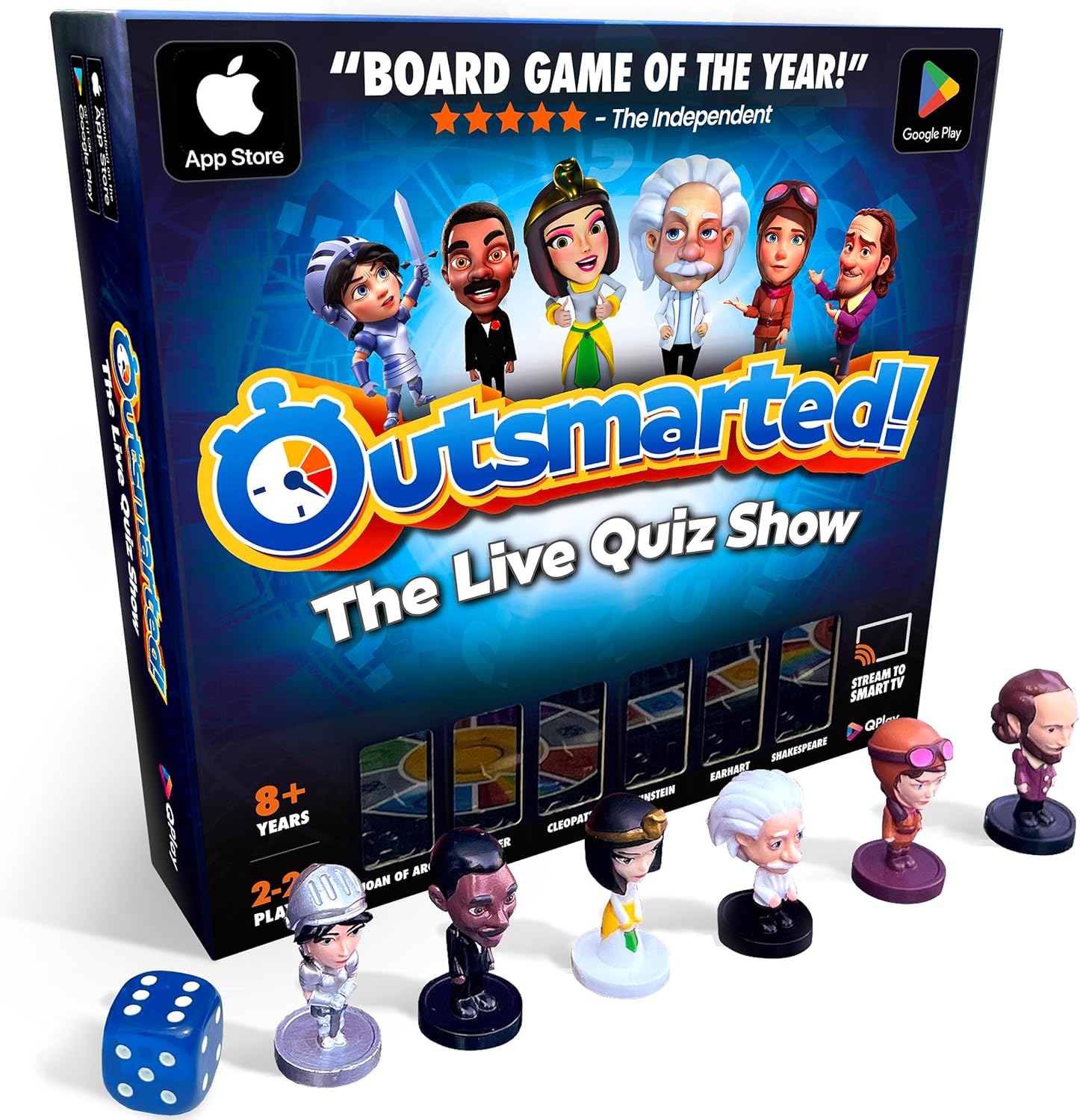 Outsmarted - The App-Connected TV Quiz-Show Board Game | Kids, Teens & Adults |...