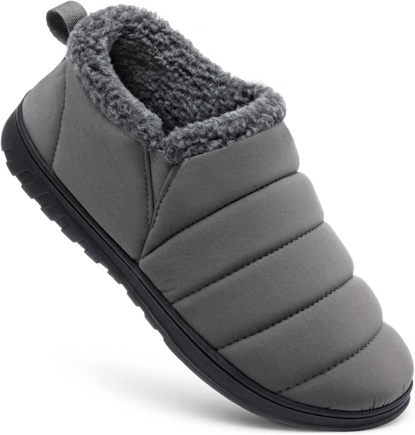 Premium VeraCosy Men's Slippers, Warm Quilted Memory Foam Comfort, Innovative An...