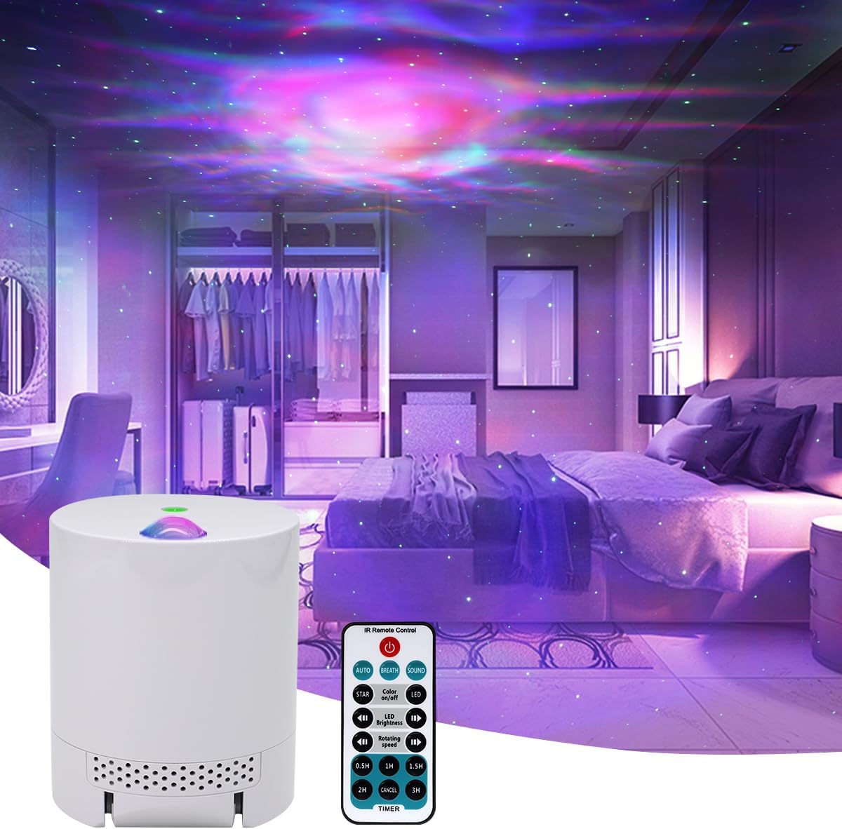 Star Projector Galaxy Projector, Exquisite Nebula Night Light Projector, Ocean W...