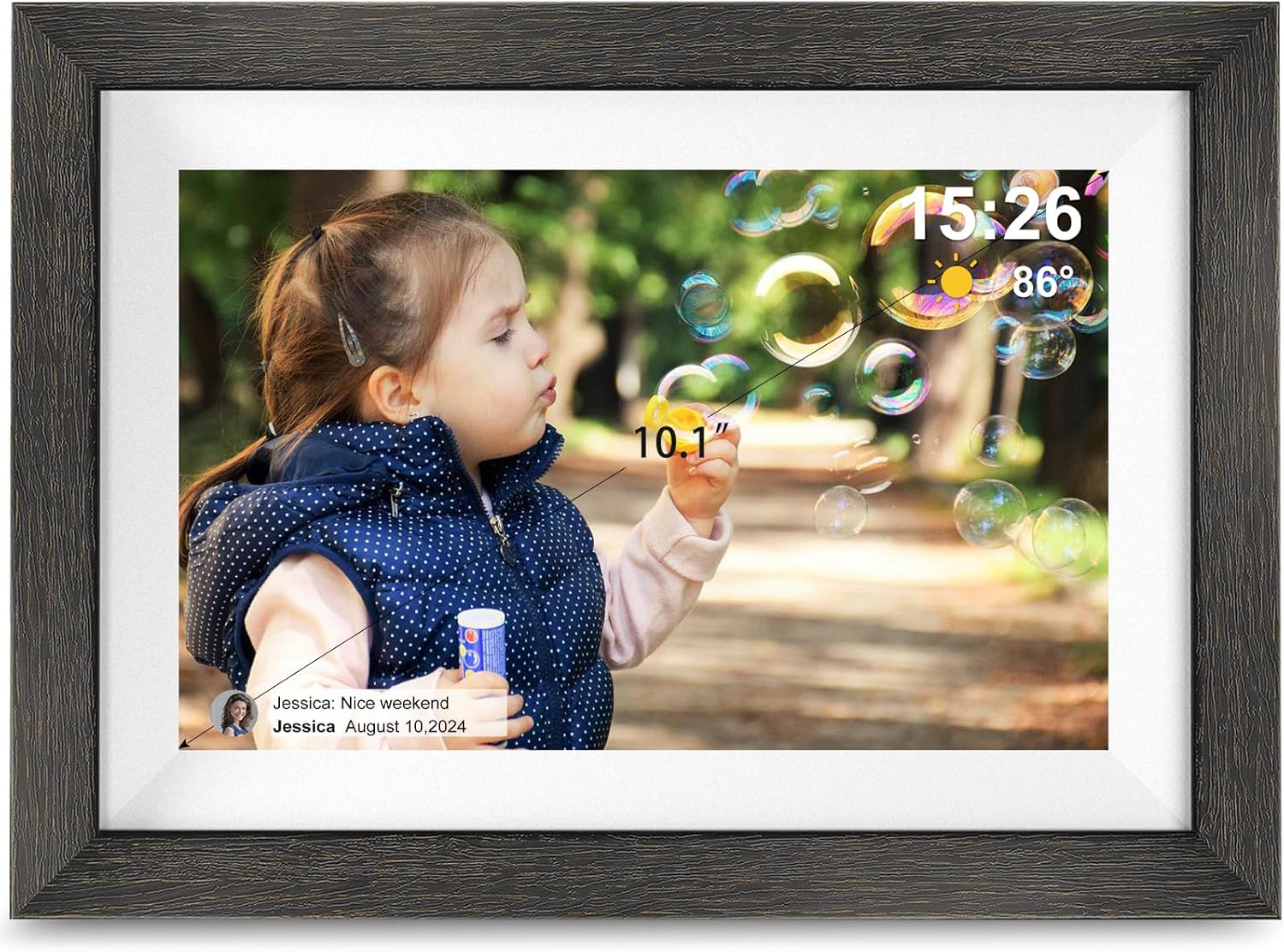 Frameo Digital Photo Frame,10.1 Inch WiFi Smart Digital Picture Frame with HD IP...