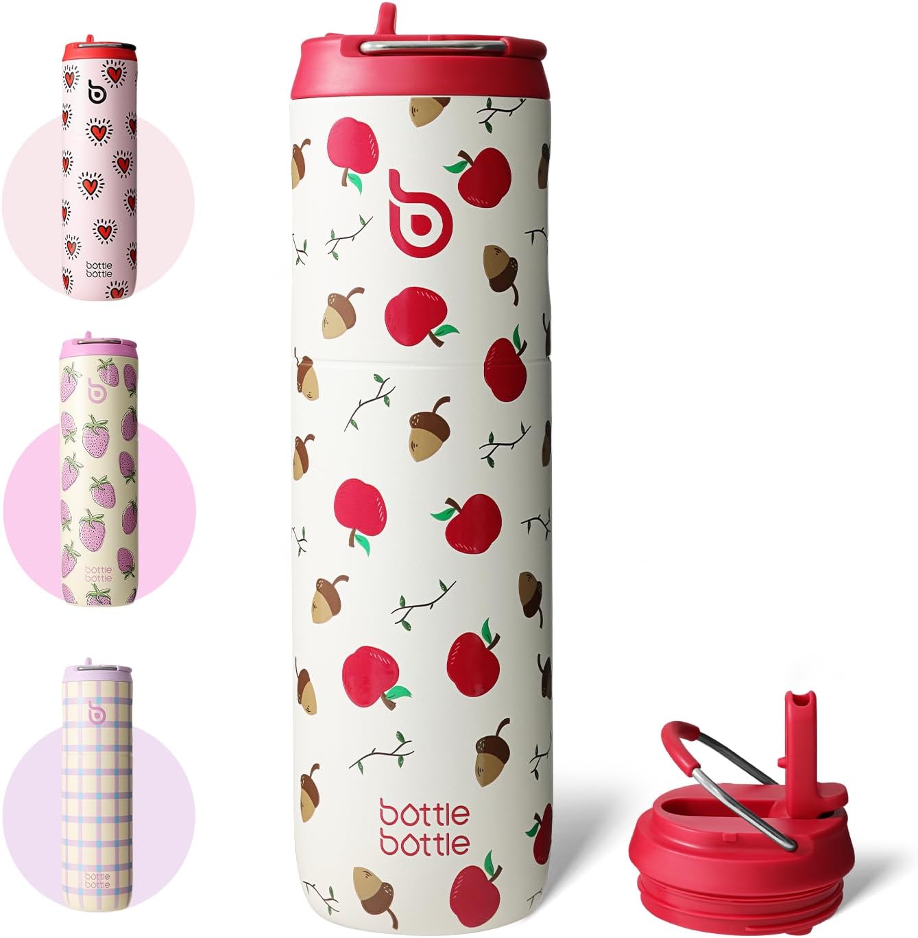 Bottle Bottle Insulated Water Bottle, Unique Stainless Steel Water Bottle for Sp...