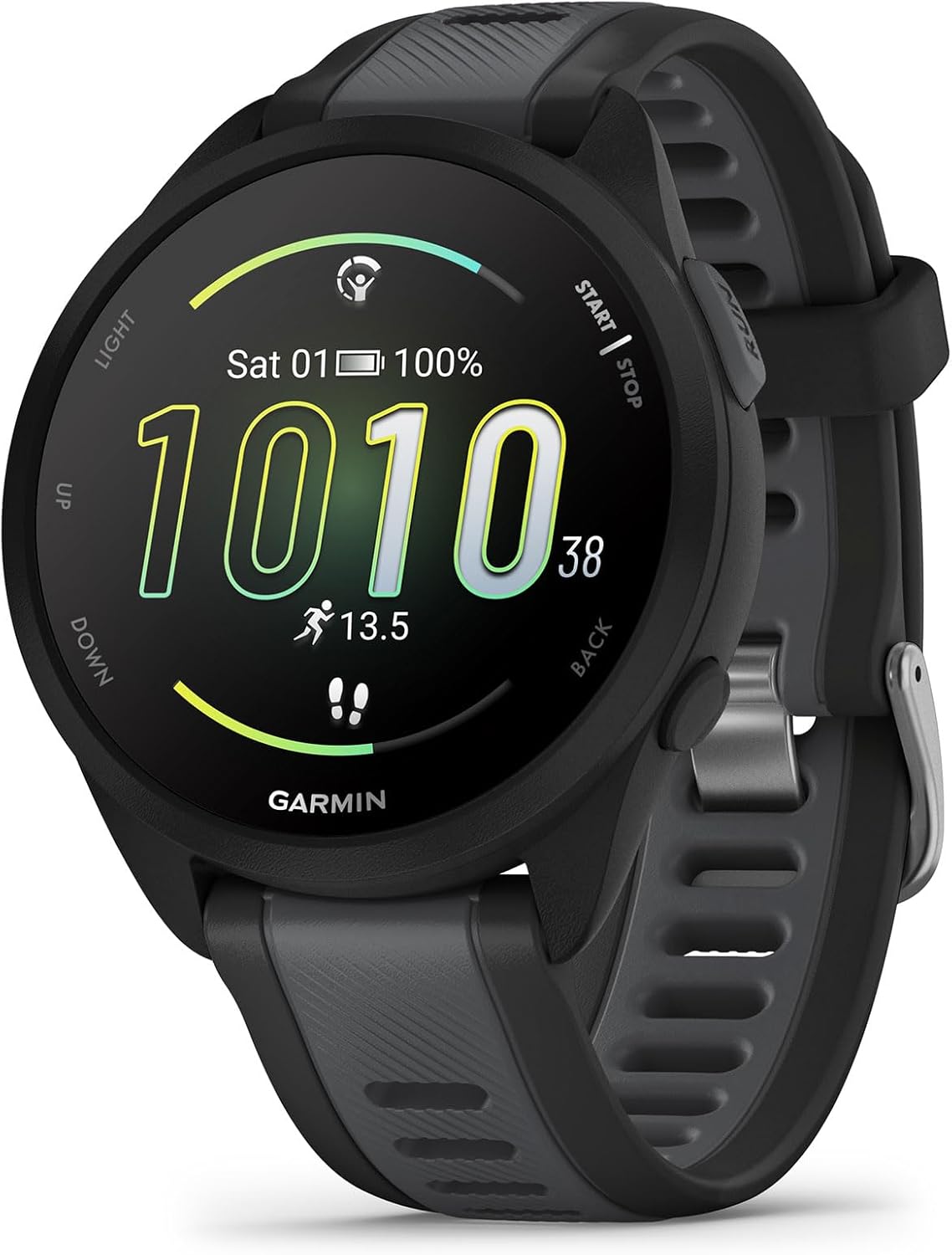 Garmin Forerunner 165, Running Smartwatch, Colorful AMOLED Display, Training Met...