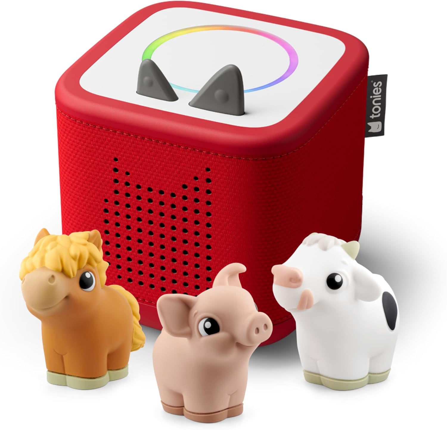 Toniebox 2 My First Farm Bundle for Kids 1+ with Soft and Squeezable Cow, Horse,...