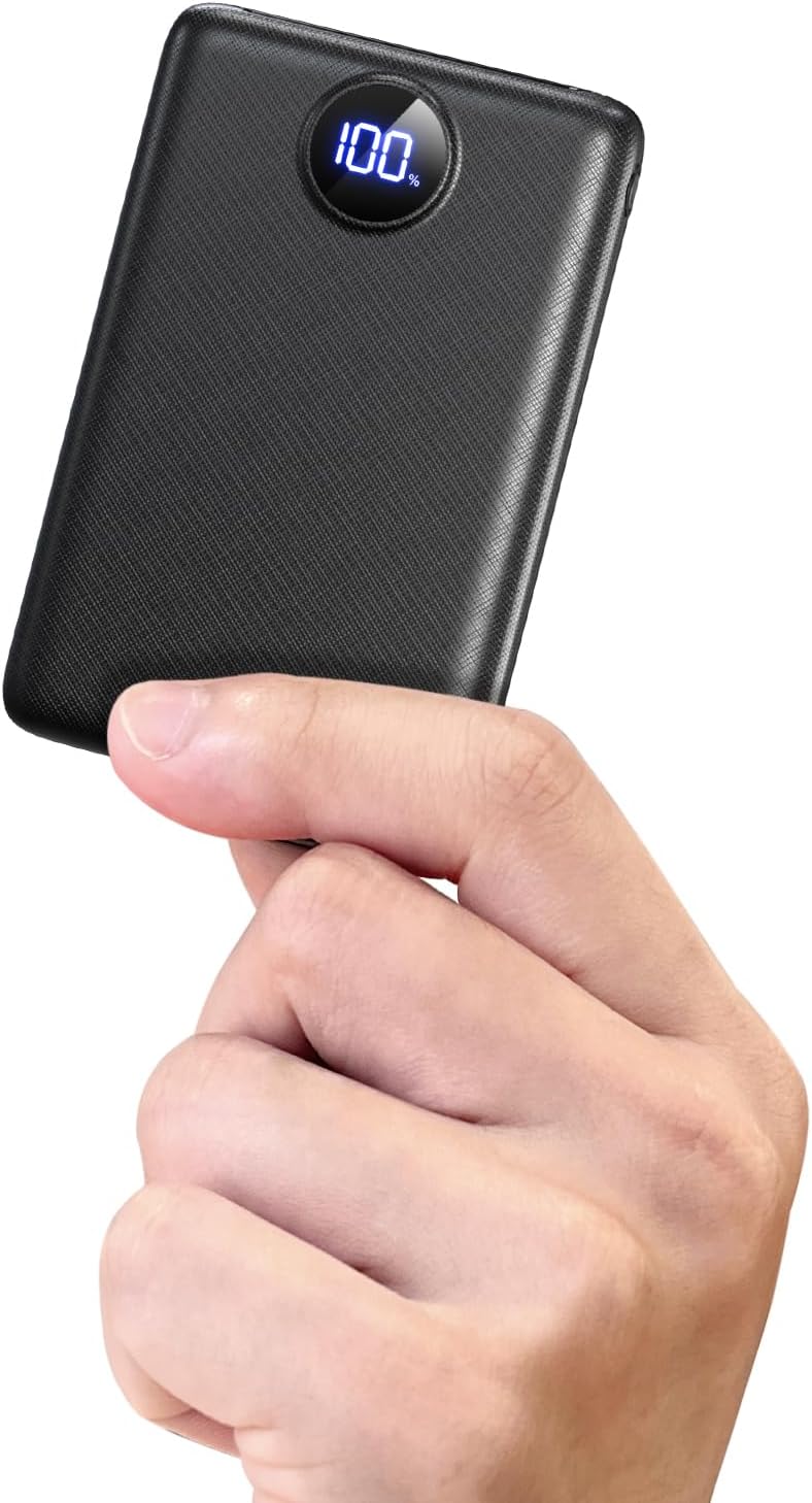 Power Bank Fast Charging 10000mAh, 22.5W Portable Charger(USB-C Input & Output),...