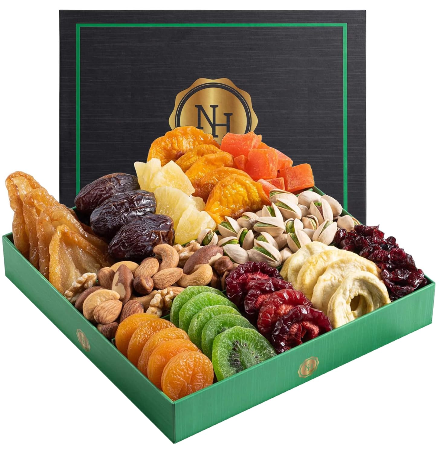 Holiday Christmas Dried Fruit & Nuts Gift Basket - Fresh Dried Fruit & Nuts Gift...