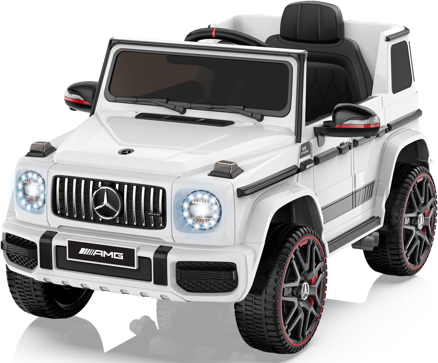 ANPABO Licensed Mercedes-Benz G63 Car for Kids, 12V Ride on Car w/Parent Remote...