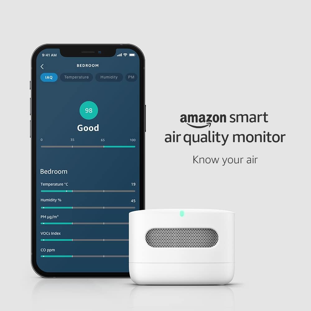 Amazon Smart Air Quality Monitor (Newest gen) | Kn...