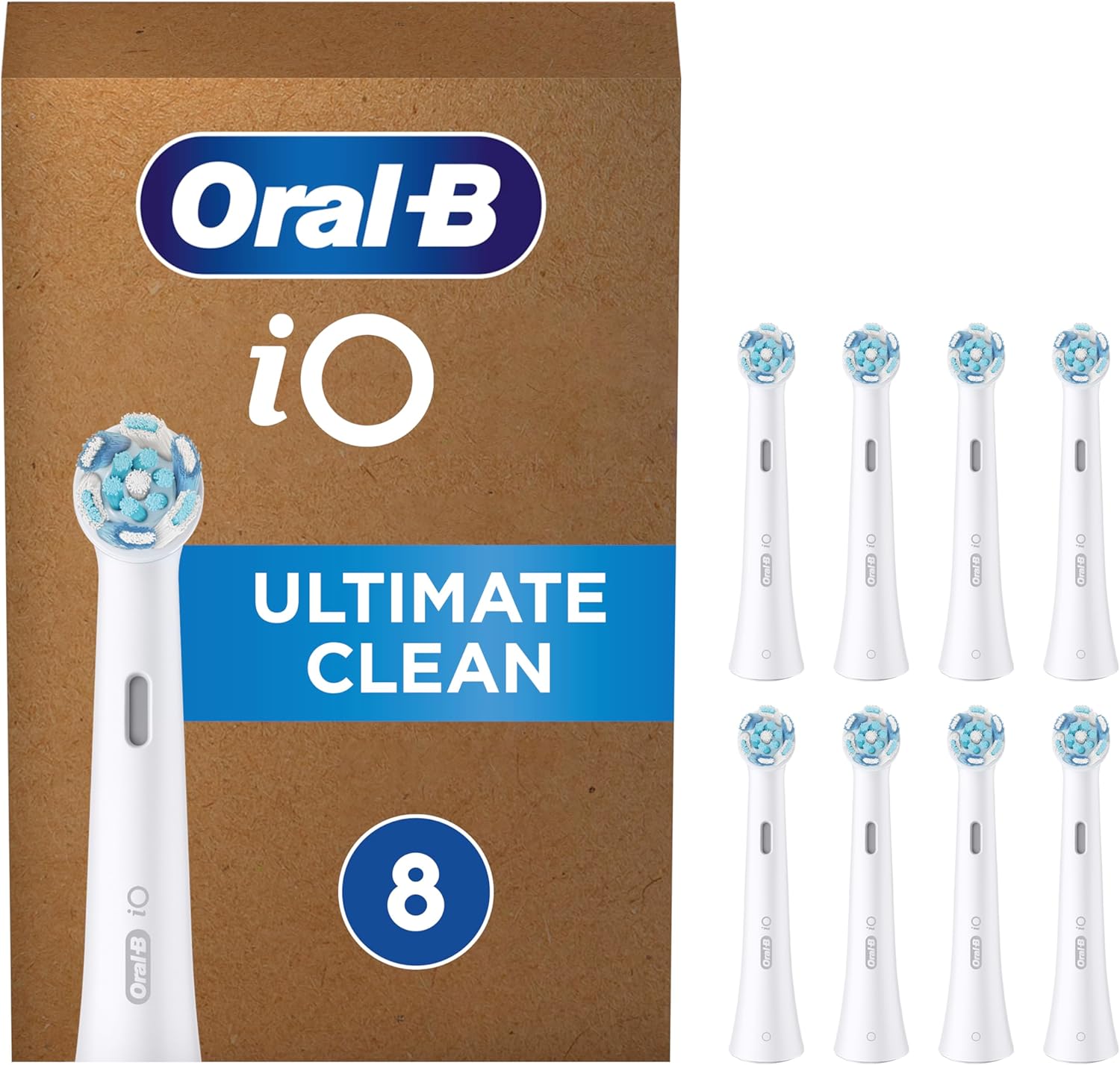 Oral-B iO Ultimate Clean ORIGINAL Electric Toothbrush Head, Oral B Electric Toot...