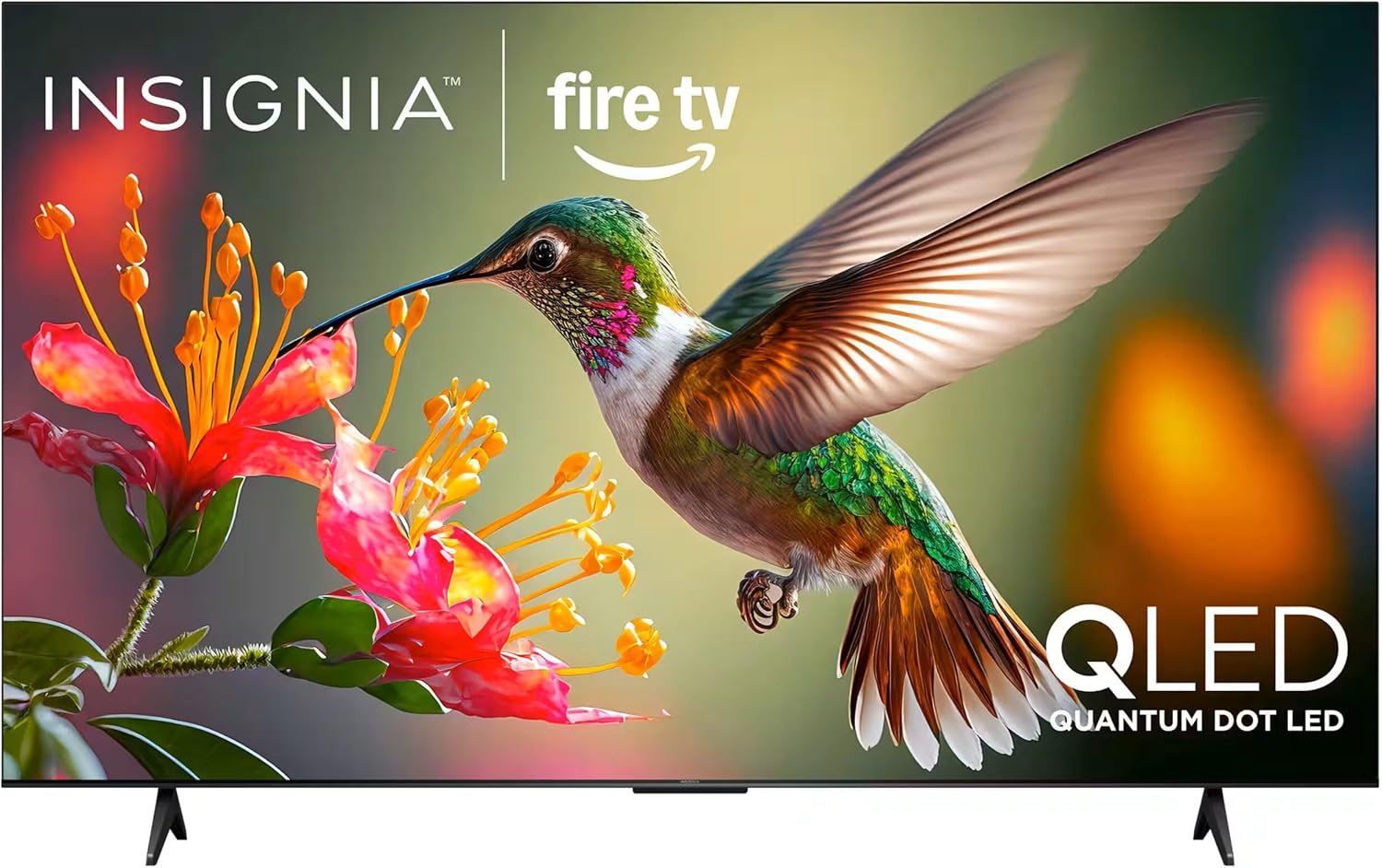 INSIGNIA 75-inch Class QF Series LED 4K UHD QLED Smart Fire TV with Alexa Voice...