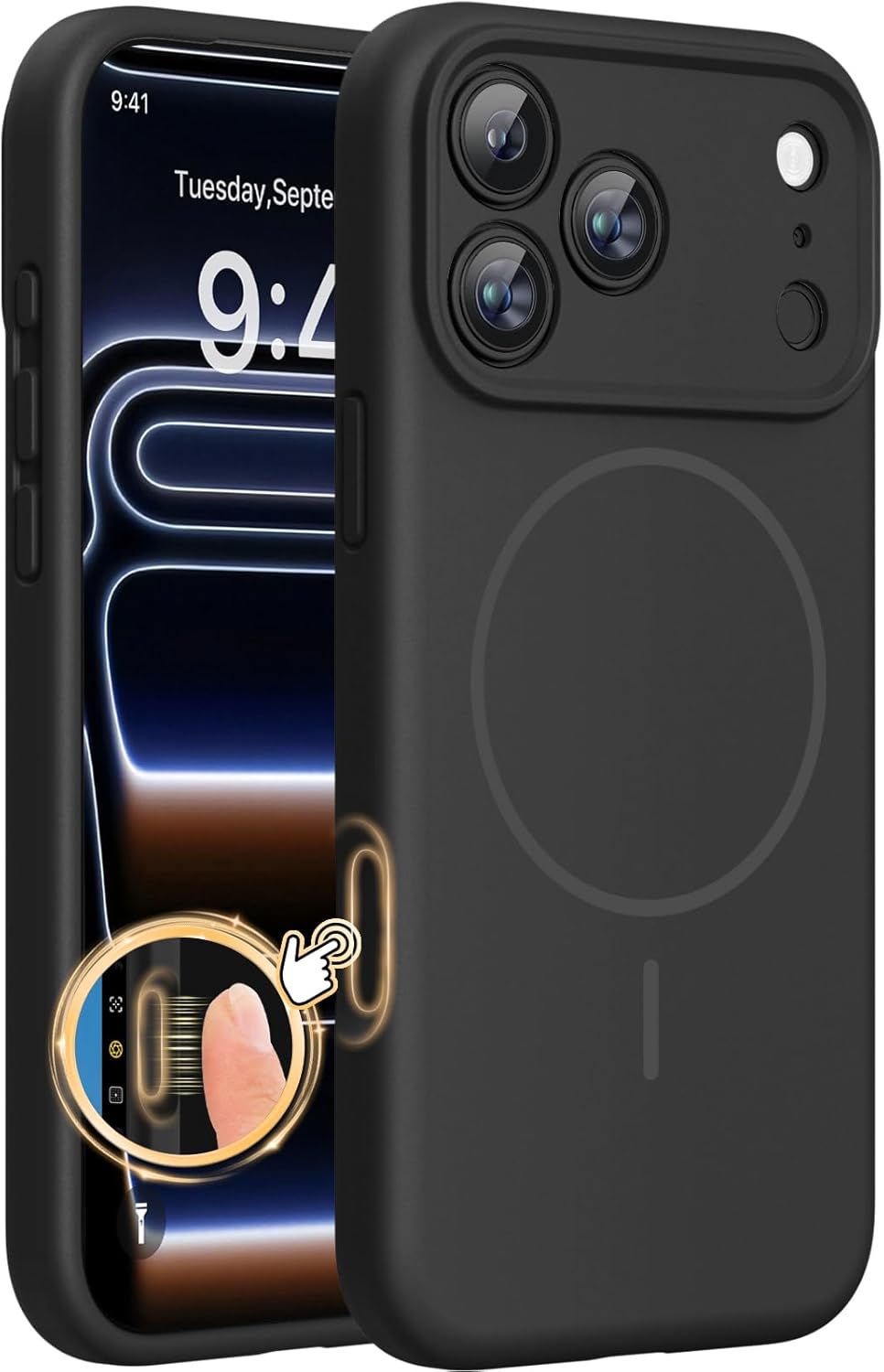 Miracase Magnetic for iPhone 17 Pro Max Case, Comp...