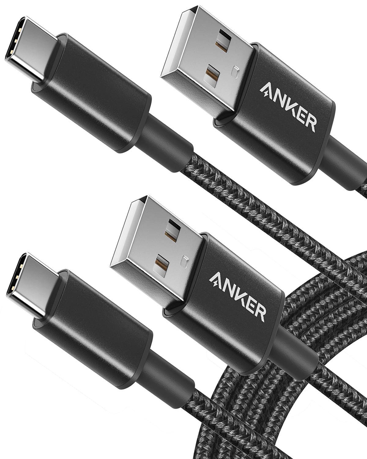 Anker USB C Charger Cable, 2-Pack 6 ft (1.8 m) USB to USB C Cable, USB A to USB...