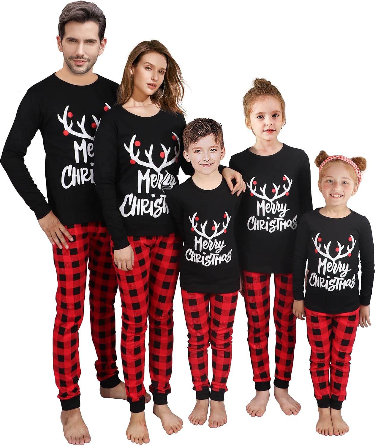 Cozy Matching Family Pajamas, Special Christmas Sleepwear for Holidays, High-Qua...