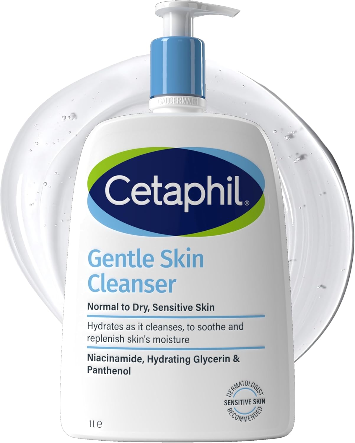 Cetaphil Gentle Skin Cleanser, 1L, Face & Body Was...