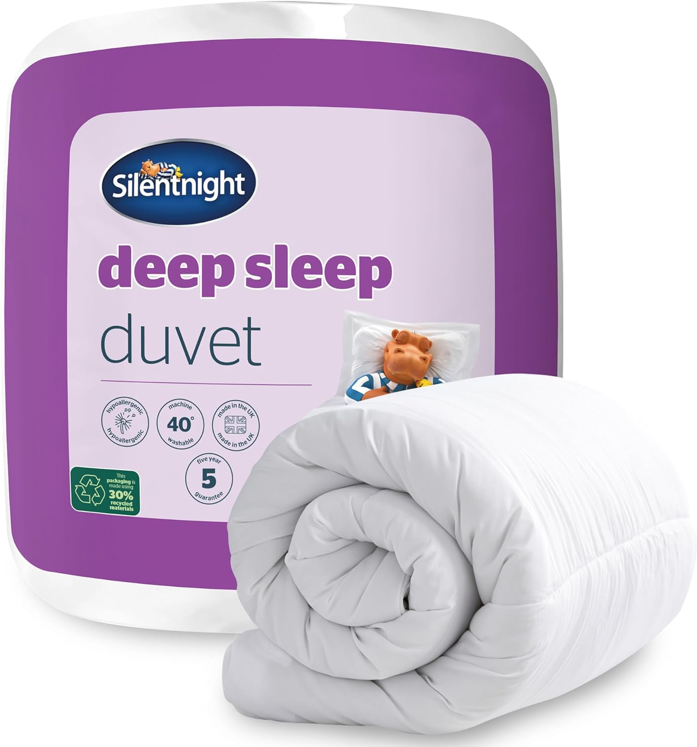 Silentnight Deep Sleep Double Duvet 10.5 Tog – All Year Round Soft and Comfortab...
