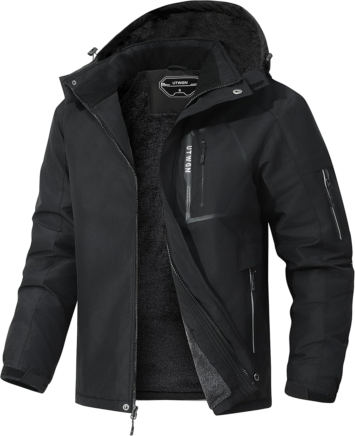 High-Quality Men's Ski Jacket, Special Winter Warm Snow Coat, Waterproof Windbre...