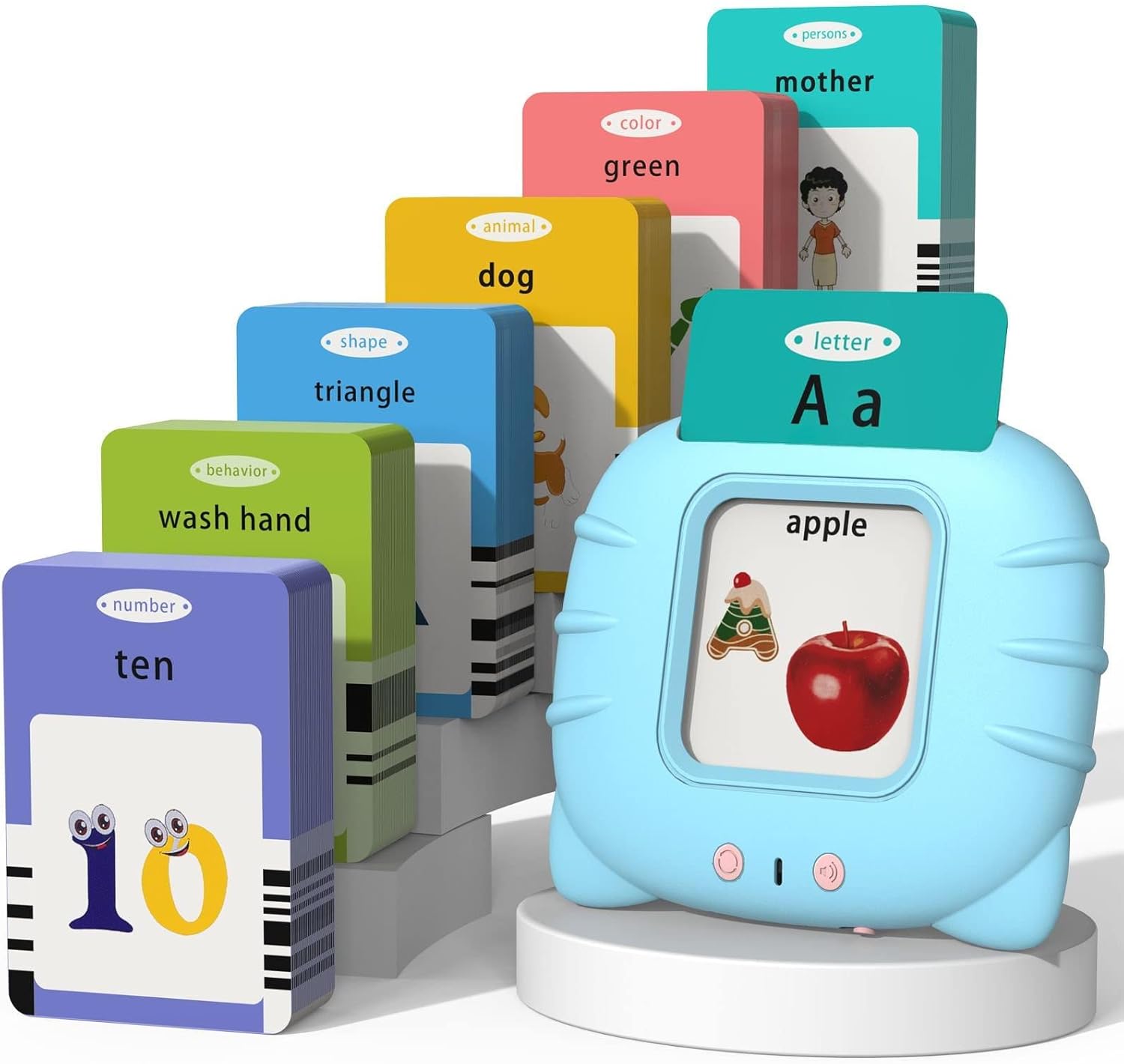 Talking Cards for Toddlers, Speech Therapy Toys Autism Toys, ABC 123 Sight Words...