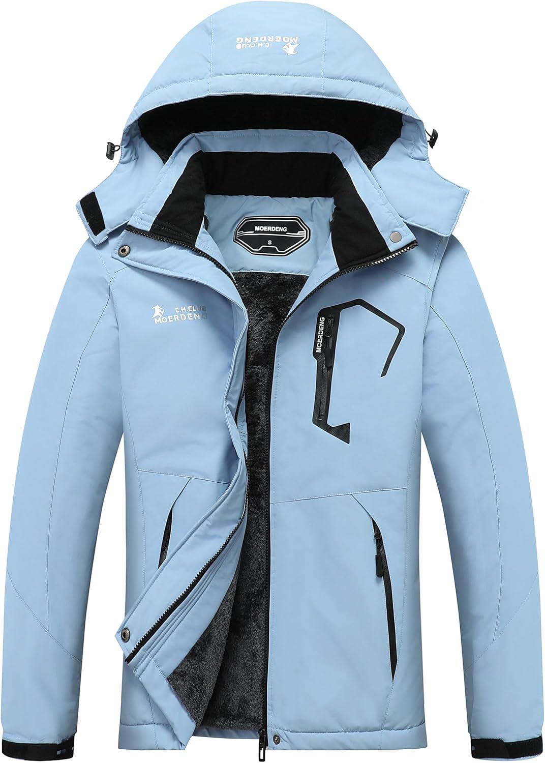 MOERDENG Women's Ski Jacket, Special Waterproof Winter Coat, Innovation in Snow...