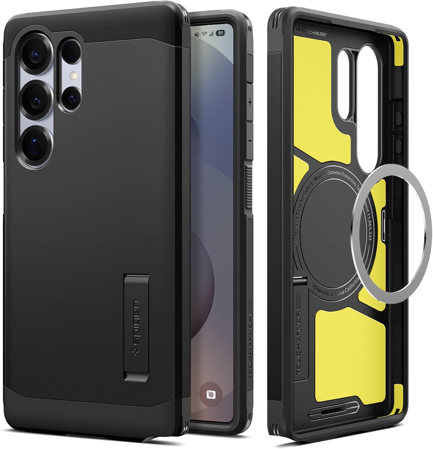Spigen Tough Armor (AI) MagFit Case for Samsung Galaxy S25 Ultra, Compatible wit...