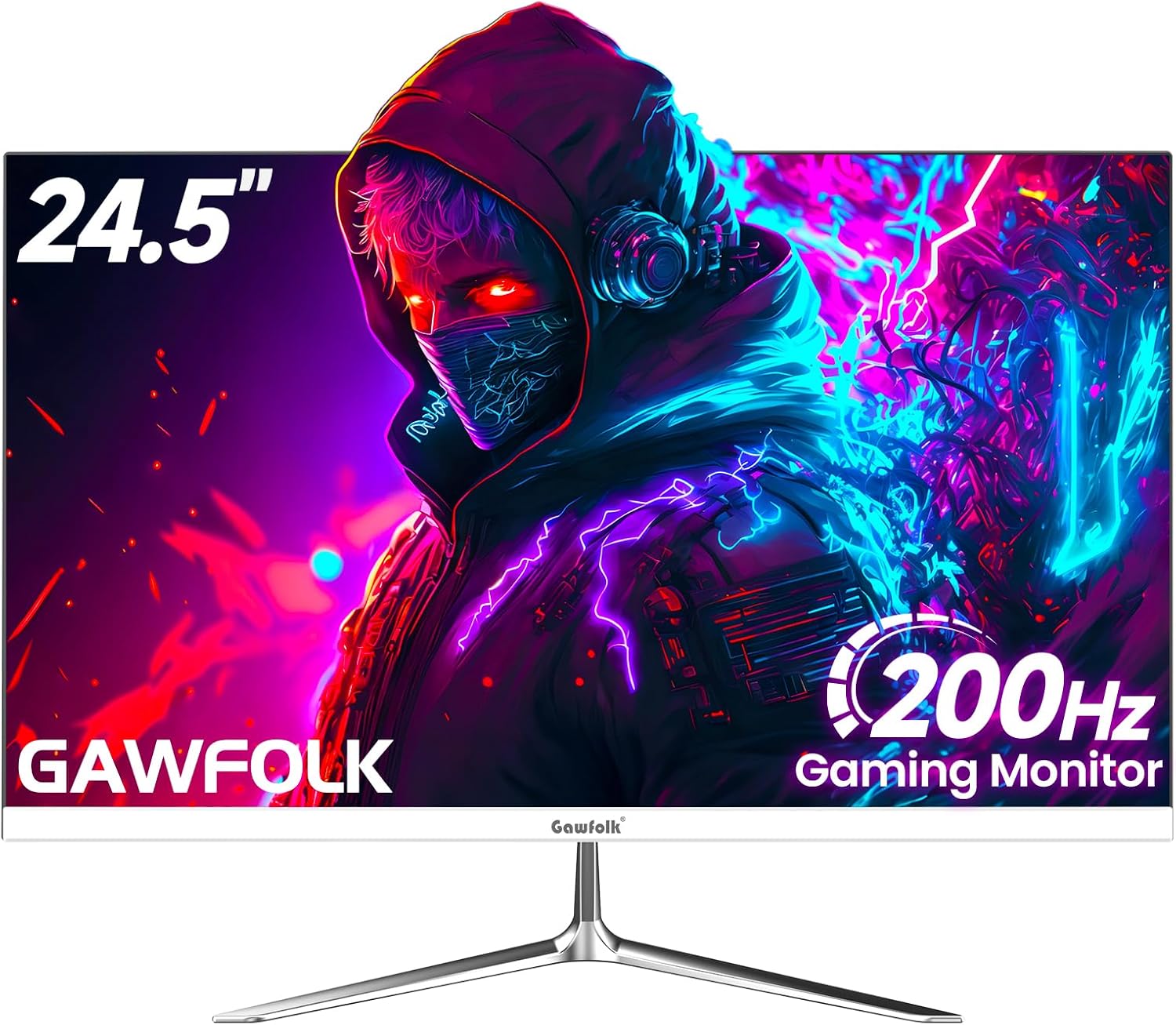Innovative Gawfolk 24 Inch Gaming Monitor, Special 200Hz Computer Monitor for Ul...