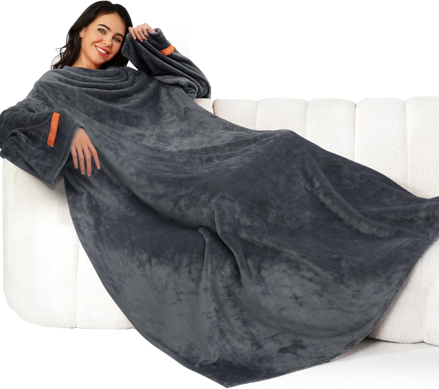 Winthome Blanket with Sleeves, Unique Cozy Wearable Blanket for Comfort, Special...