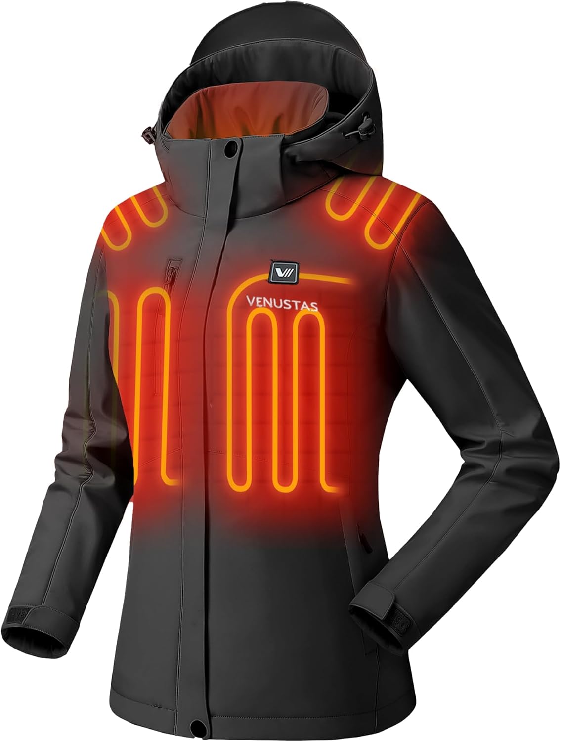 Venustas Women's Heated Jacket with Battery Pack,...