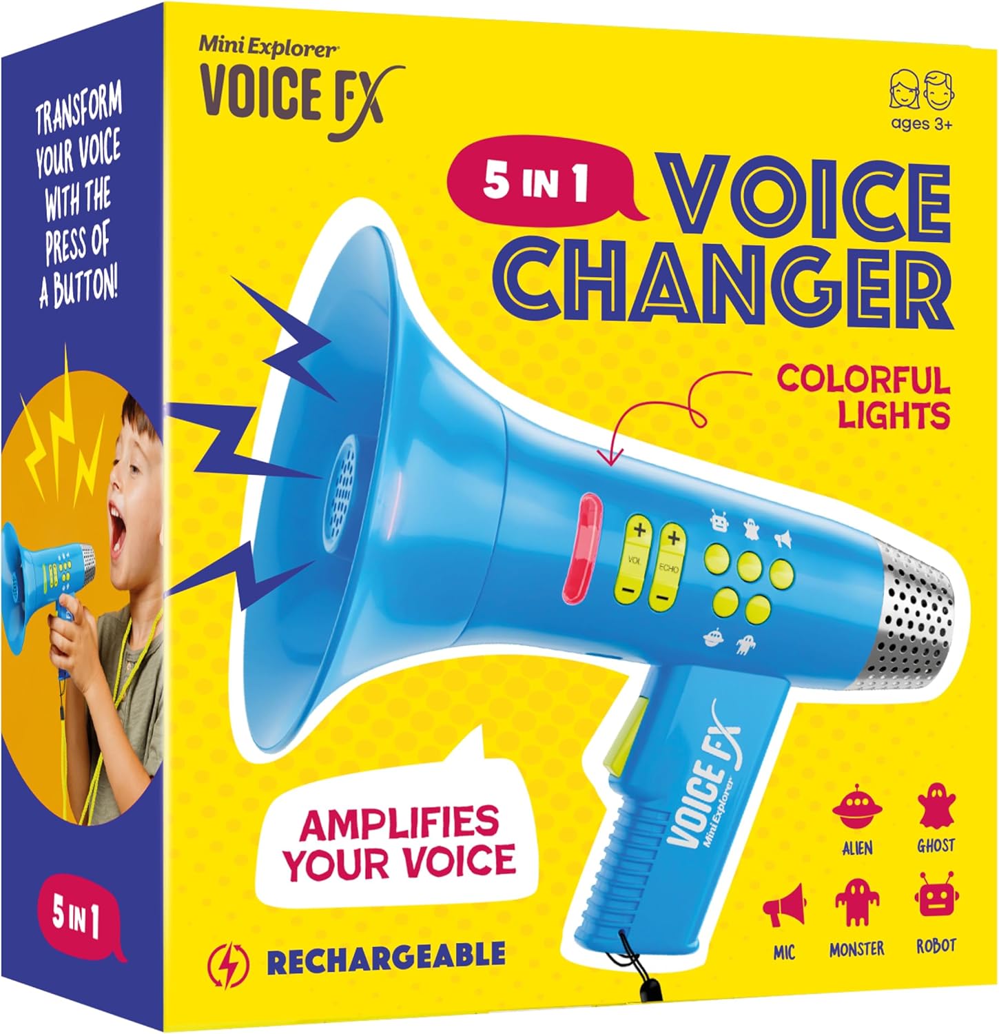 Mini Explorer Voice Changer for Kids for Kids - Voice Changing Device for Boys &...