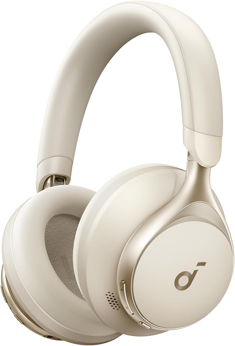 soundcore by Anker, Space One, Adaptive Active Noise Cancelling Headphones, 2X S...