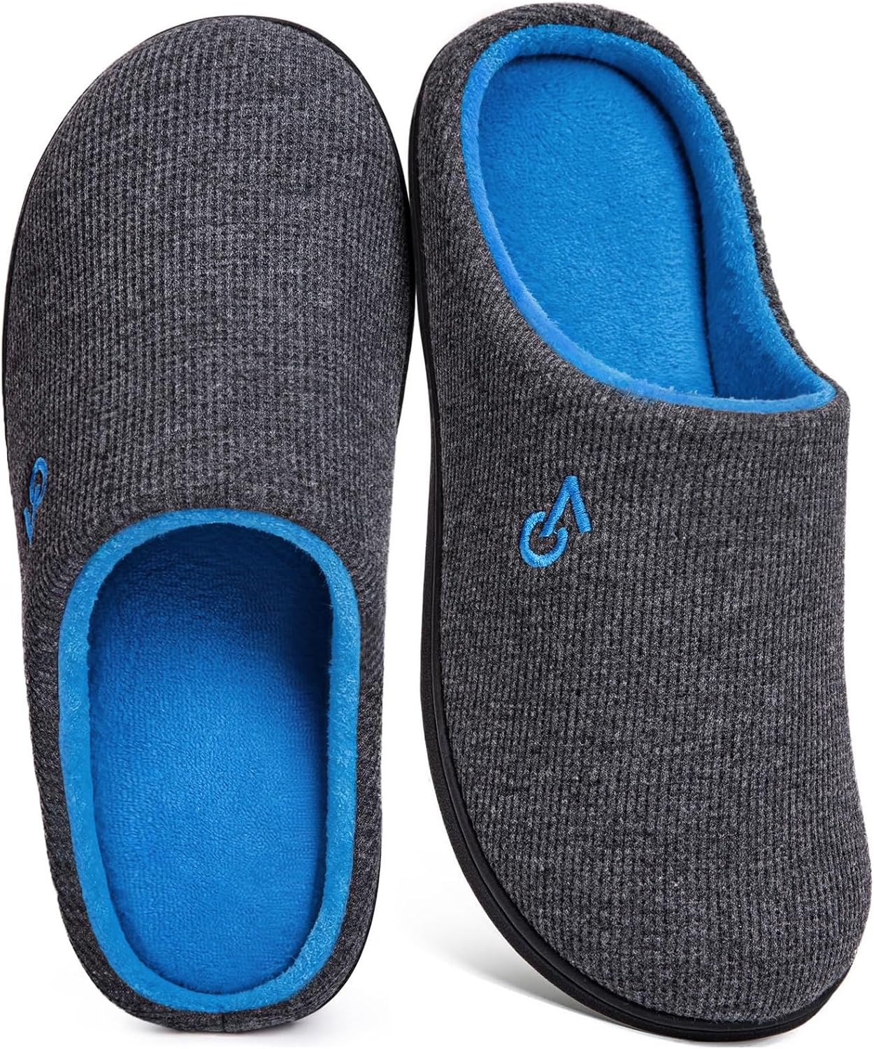 Comfortable VeraCosy Men's Slippers, Special Two-Tone Memory Foam Footwear, Styl...