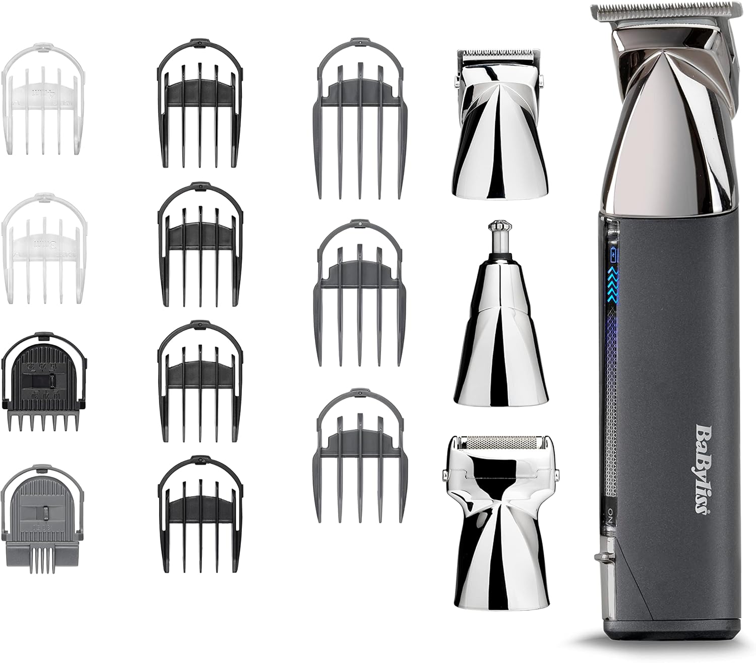 BaByliss Super-X Metal Multi Trimmer - Professional 15-in-1 Grooming Kit with Ja...