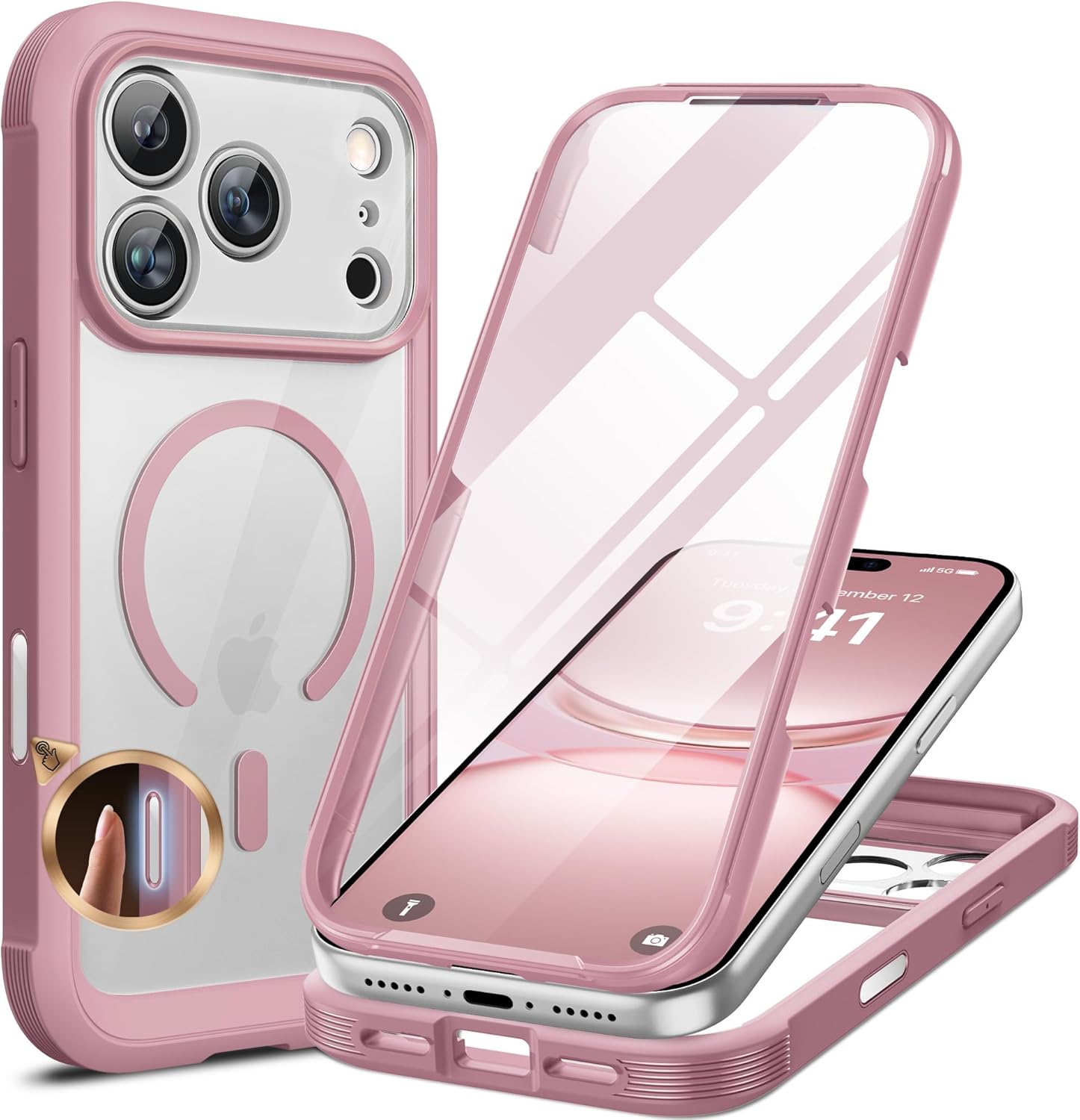 Miracase Magnetic Case, Special iPhone 17 Pro Max Case with [Camera Control Capt...